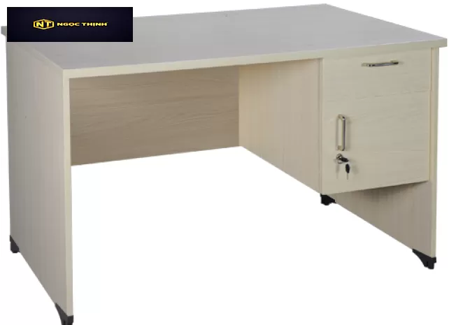 Bàn làm việc nhân viên gỗ công nghiệp Melamine AT120SHL - AT120HL